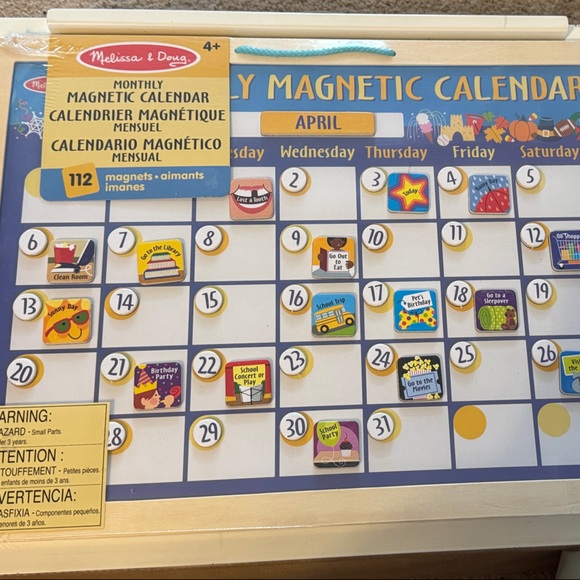 Melissa & Doug Other - Melissa & Doug Colorful Magnetic Calendar